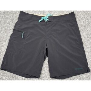Patagonia Wavefarer Board Shorts Mens 38 Ink Black Surf Swim 19"